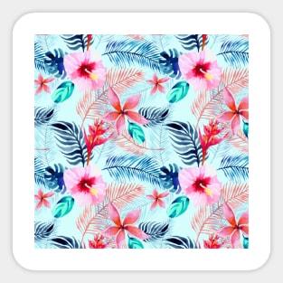 tropical digital paper Sticker